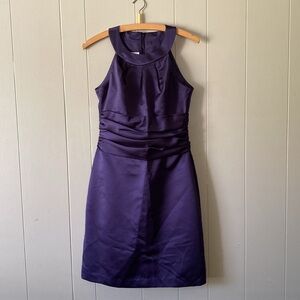 David’s Bridal Deep Purple (Plum) Size 6 Formal, Cocktail, Bridesmaids Dress